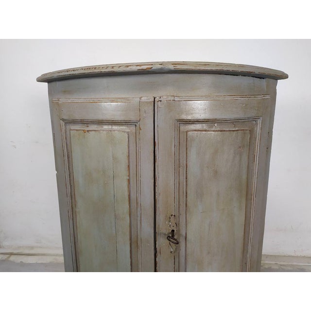 Wood Vintage Grey Buffet in Wood For Sale - Image 7 of 18