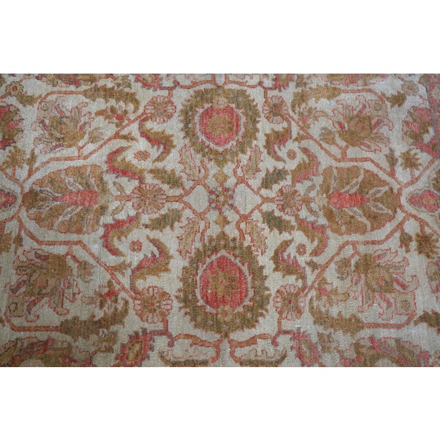 Gold Oriental Turkish Print Rug Approx. 6x5 For Sale - Image 8 of 9