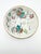 Beautiful antique Chinese Nyonya porcelain offering dish or bowl. Lovely painted scene featuring flowers and two cranes....