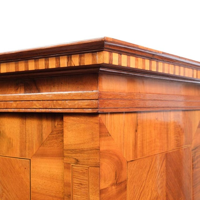 Brown Plank Cabinet, Central Germany, 1790-1800 For Sale - Image 8 of 9