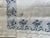 Vintage Blue and White Damask Tablecloth For Sale - Image 9 of 11