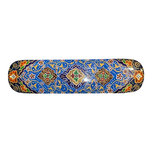 Handmade Persian Pen Case, Persian Khatam Sliding Pen Case For Sale