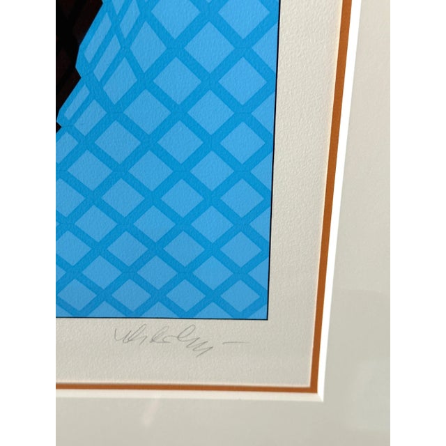Victor Vasarely 1976 “Koskota” Silkscreen Screenprint Signed and Numbered For Sale - Image 12 of 12
