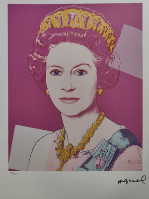 After Andy Warhol, Queen Elizabeth II, 1980s, Print