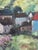 Textile 1960's Plein Air Oil Painting on Canvas - Unknown Artist For Sale - Image 7 of 11