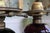 Antique Amethyst Owl & Shield Converted Lamps, Attributed to Boston & Sandwich—Pair For Sale In Washington DC - Image 6 of 18