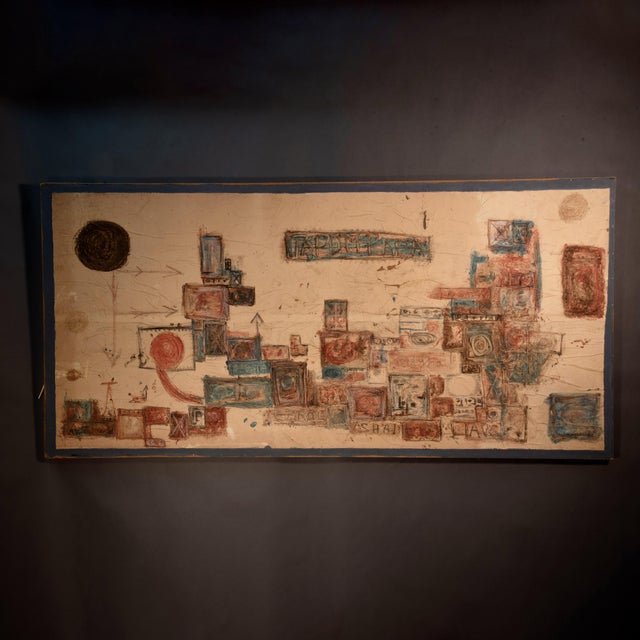 Guy Harloff, Abstract Composition, 1954, Pastel on Paper For Sale - Image 8 of 9