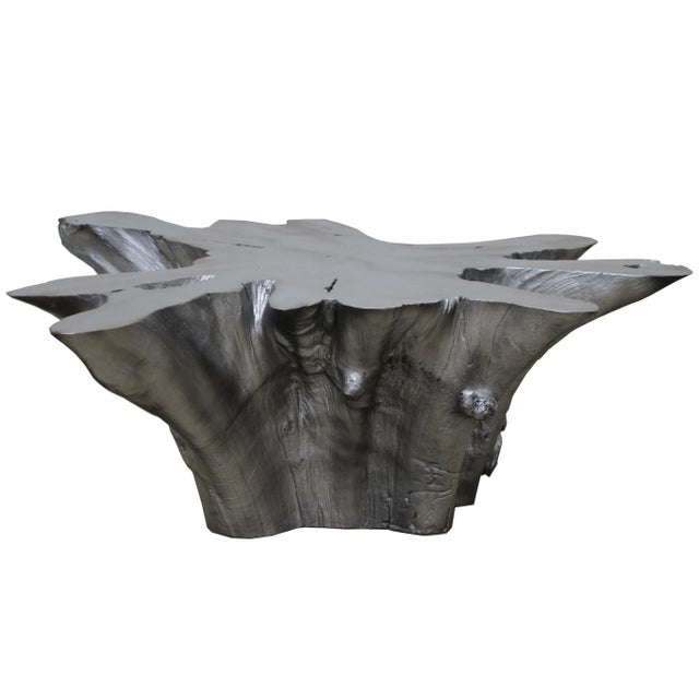 Silver Star Organic Teak Root Coffee Table For Sale In Greensboro - Image 6 of 7