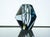 Mid-Century Modern Dimond-Shaped Crystal Vase from Strömbergshyttan, Sweden For Sale - Image 3 of 14