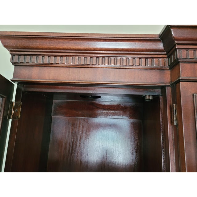 Georgian Style Two Piece Mahogany Breakfront For Sale - Image 9 of 18