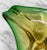 Mid-Century Atomic Italian Murano Green Art Glass Centerpiece Bowl For Sale - Image 6 of 8