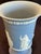 Mid 20th Century Wedgwood Portland Blue Jasperware Vase With Classical Relief, England For Sale - Image 12 of 13