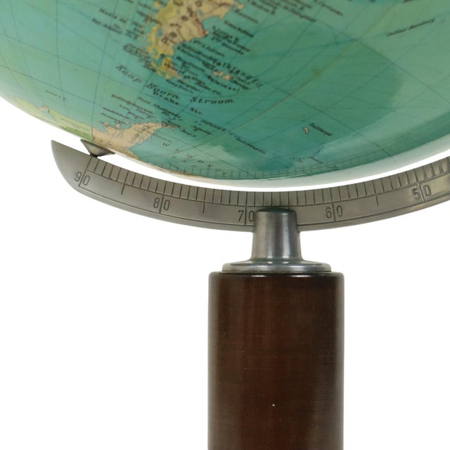 Large Vintage Columbus Globe, 1950s For Sale - Image 12 of 15