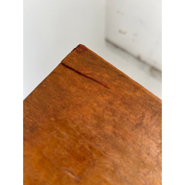 Late 1920's Antique Grand Rapids "Sligh" Furniture Company Tiger Maple Side Table, 28"H X 15.75"W X 14.5"D Condition is...