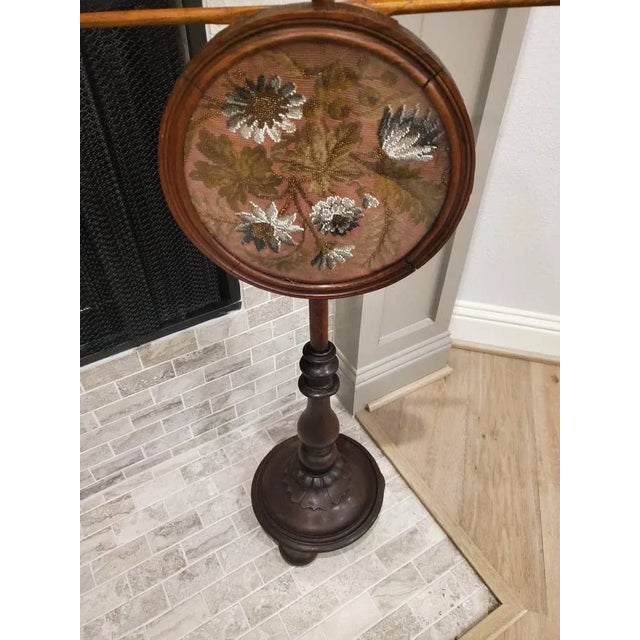 18th/19th Century Regency English Mahogany Fire Screen For Sale - Image 4 of 11