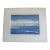 “Blue Horizon” Original Minimalist Seascape Watercolor by Nancy Smith For Sale