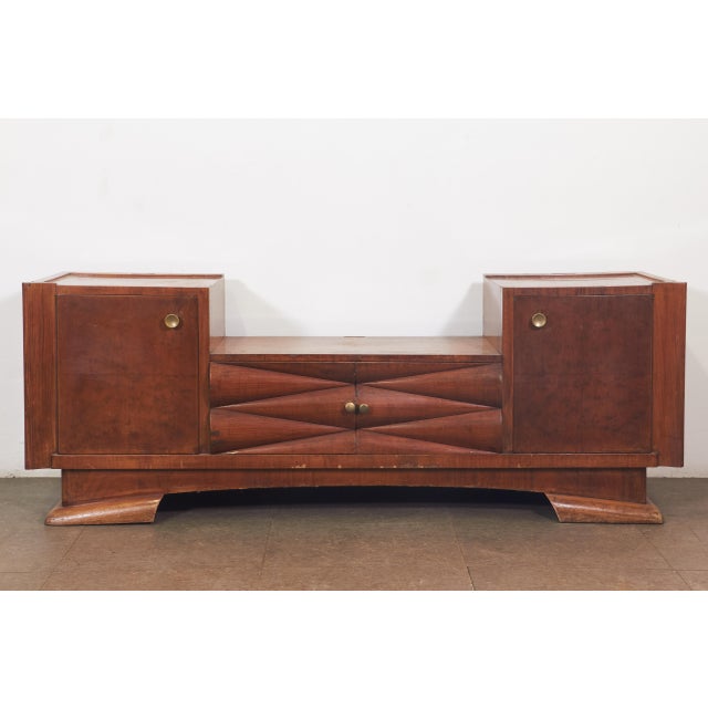 Small Italian Art Deco Style Sideboard, 1940s For Sale - Image 11 of 12