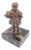 Girl Bronze Figure on Marble Base, 1890s For Sale