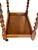 Antique English Oak Drop-Leaf Card Table or Bar Cart With Barley-Twist Legs For Sale - Image 12 of 17
