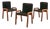 Dilos Armchairs by Guido Faleschini for I4 Mariani, 1970s, Set of 3 For Sale