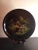 Asian 1980s Oriental Round Lacquered Black Acrylic Platter For Sale - Image 3 of 6