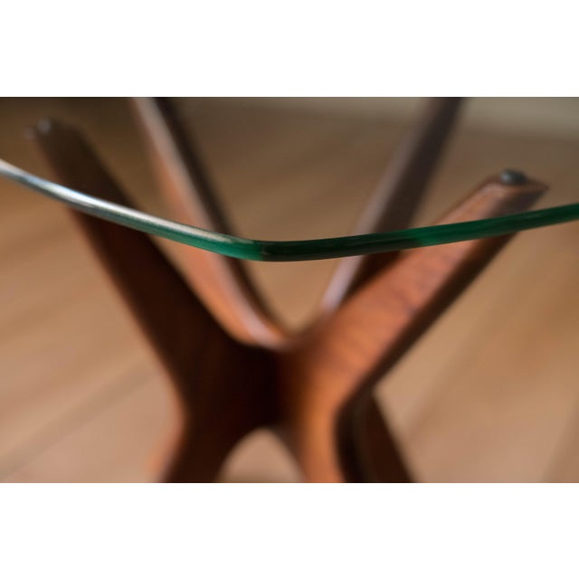 1960s Pair of Mid Century Modern Adrian Pearsall Walnut Jacks End Tables For Sale - Image 5 of 10