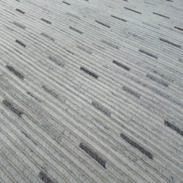 Restoration Hardware 11ft 9in × 14ft 7in Ben Soleimani for Restoration Hardware Linear Stripe Area Rug For Sale - Image 4 of 14