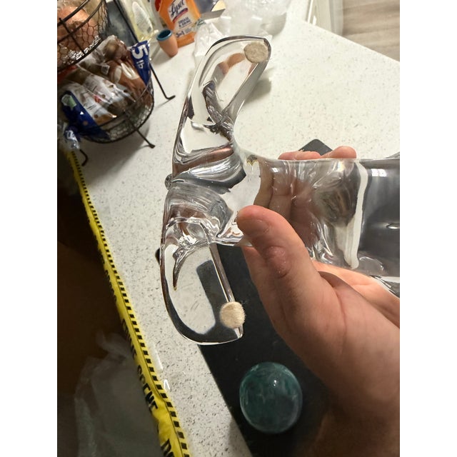 Daum France Crystal Sea Lion 11in Pate De Verre For Sale - Image 11 of 12