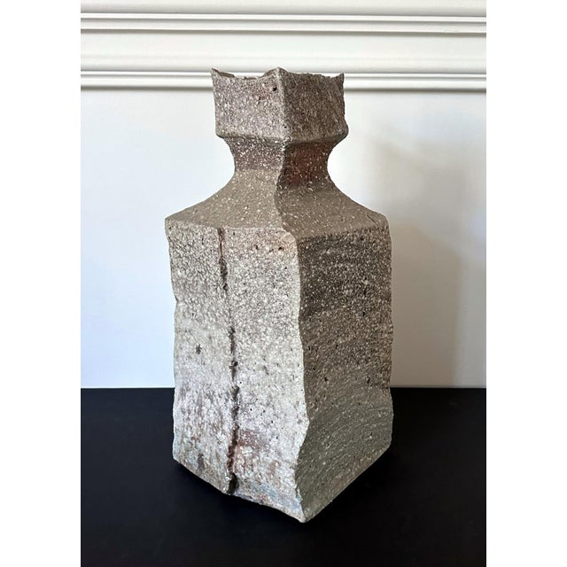 Large Contemporary Japanese Shigaraki Vessel Kohyama Yasuhisa For Sale - Image 4 of 12