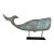 Monumental American Folk Art Copper Whale Weathervane With Verdigris Patina For Sale
