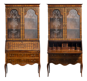 Portuguese Display Cabinets, Set of 2