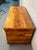 Brown Vintage Murphy Style Cedar Wooden Chest For Sale - Image 8 of 14
