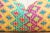 19th Century Rainbow Swati Embroidered Phulkari Pillow Cover For Sale - Image 5 of 9