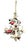 Charming vintage Italian-style tole three-light chandelier, dating approximately to the 1950s–1960s. The fixture features...