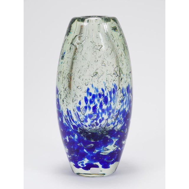 Bohemian Studio Sommerso Glass Vase by Jaroslav Svoboda for Skrdlovice Beranek, 1970s For Sale - Image 4 of 17
