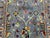 Slate Gray Slate Gray Persian Style Floral Rug, 3'3" X 5' For Sale - Image 8 of 16
