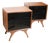 1950's Pair of Nightstands Newly Refinished For Sale
