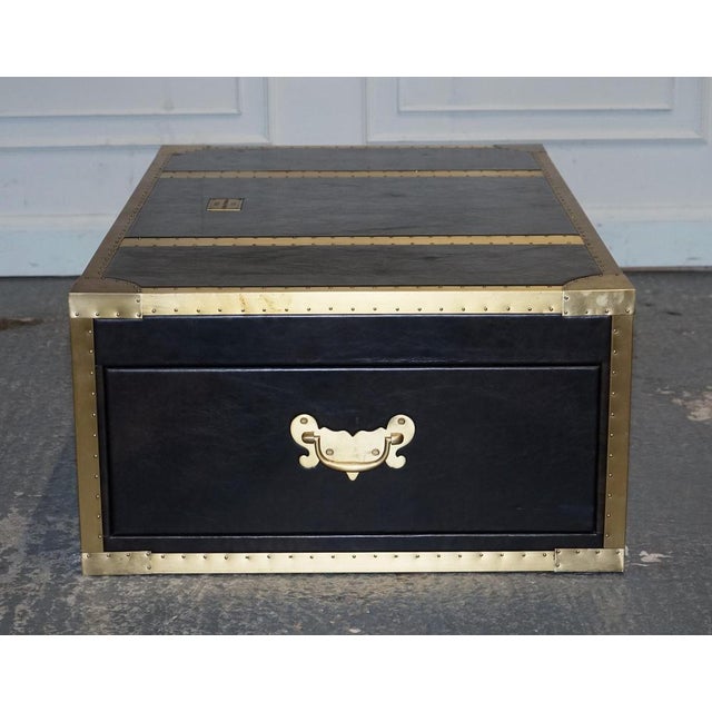 Cumberland Coffee Table with Red Velvet Lining from Timothy Oulton For Sale - Image 4 of 18