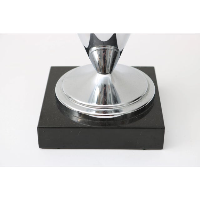 Metal American Art Deco 1930s "Trophy" Vase For Sale - Image 7 of 9