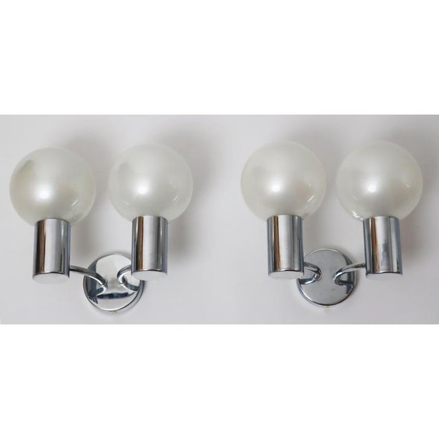 Glass Large Magic Pearls Wall Lights by Motoko Ishii for Staff, Germany, 1970s, Set of 2 For Sale - Image 7 of 18