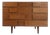 1950s Gio Ponti Singer & Sons Walnut, Rosewood Chest of Drawers Restored For Sale