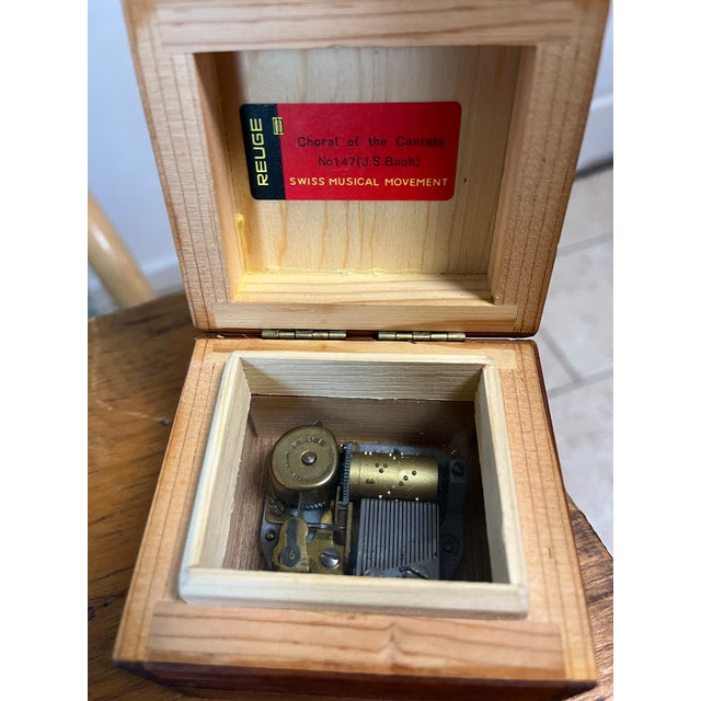 Art Deco Vintage Mid 20th Century Nautical Reuge Music Box For Sale - Image 3 of 10