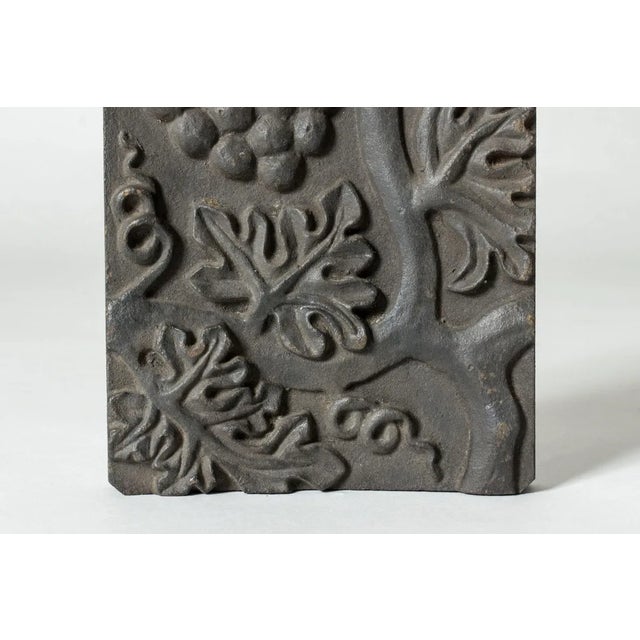 1920s Swedish Grace Cast Iron Relief by Anna Petrus, 1920s For Sale - Image 5 of 8