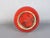 A vibrant, modernist-style, glossy glazed ceramic bottle vase, attributed to an italian ceramics manufacturer from the...