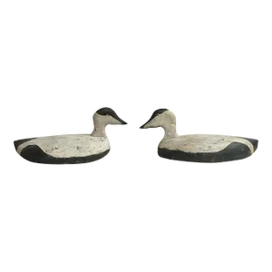 Pair of Early 20th Century American Eider Duck Decoys