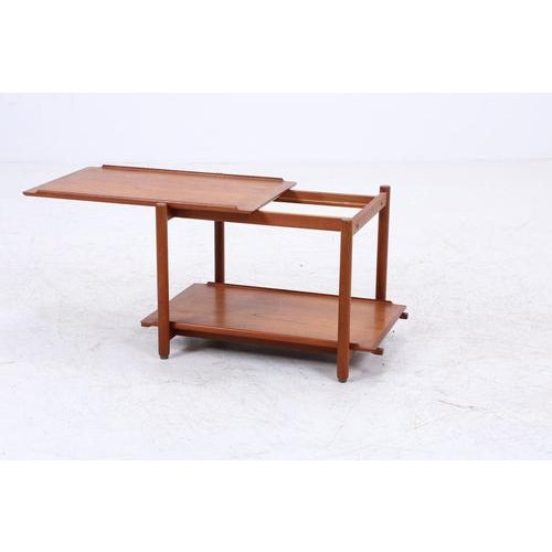 Wood Mid-Century Danish Teak Bar Table by Poul Hundevad, 1960s For Sale - Image 7 of 15