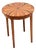 Vintage French Inlaid Starburst Side Table, 1950s For Sale