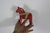 Vintage Swedish Dala Horse by Grannas a Olssons Folk Art Red Orange For Sale - Image 9 of 9