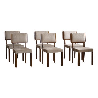 Mid-Century Modern Chairs in the style of Alvar Aalto, Finland, 1960s, Set of 6 For Sale