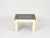 White Square Coffee Table with Smoked Glass by Carlo Scarpa for Afra & Tobia Scarpa, Italy, 1960s For Sale - Image 9 of 12